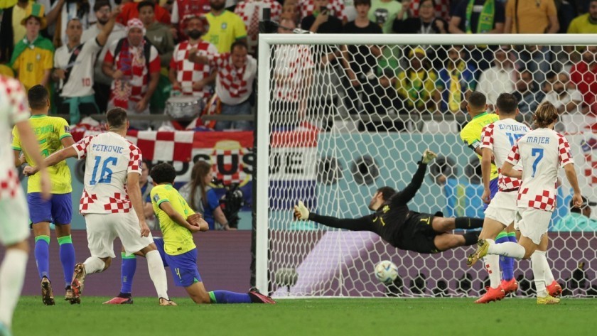Pena máxima para Brasil: Croacia lo eliminó por penales