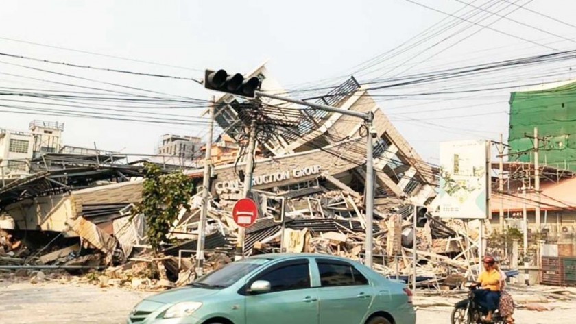 Devastador terremoto en Myanmar: dejaba más de 1.600 muertos y más de 3.400 heridos