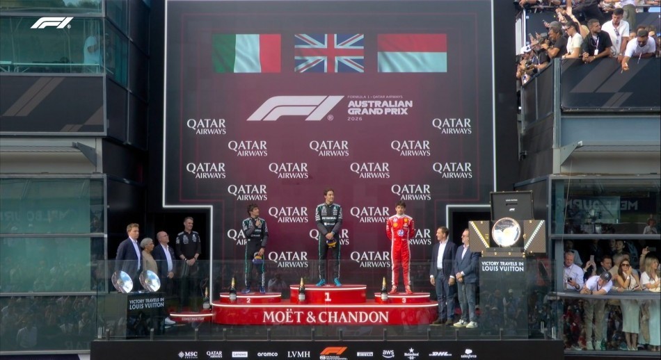 F1: Colapinto fue 14° en el GP de Australia, que dominó Mercedes