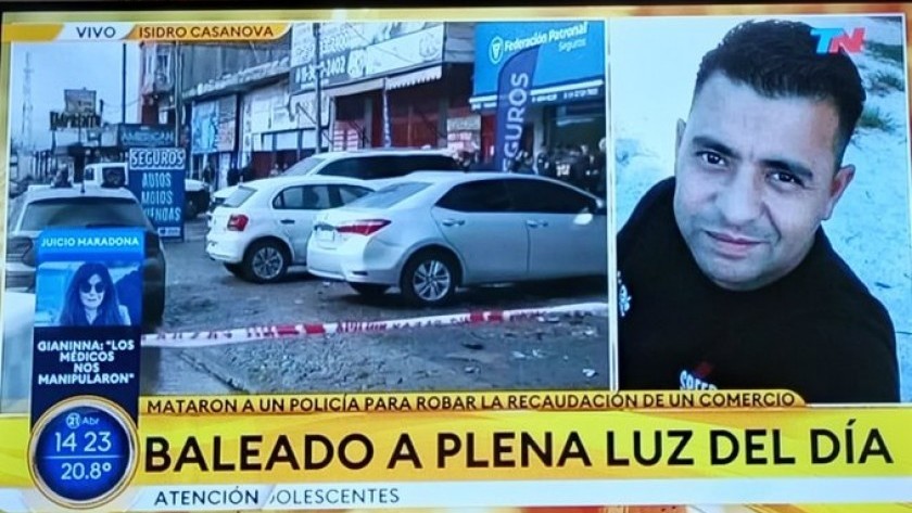 La Matanza: Matan a un policía que custodiaba la recaudación de un local