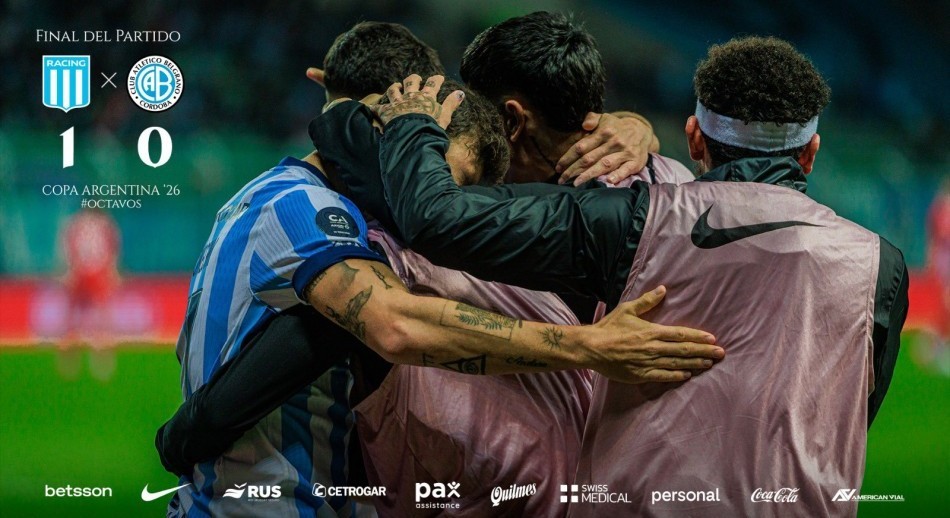 Racing eliminó a Belgrano y jugará los cuartos de final de la Copa Argentina